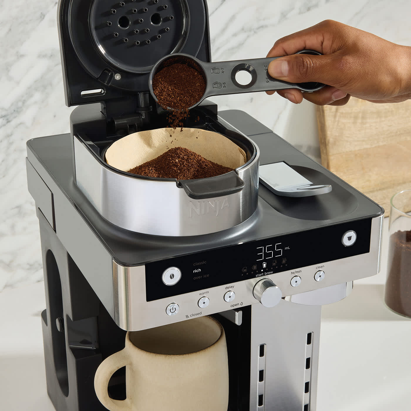 Ninja Prestige DualBrew with Permanent Filter CFN803UK - Ninja